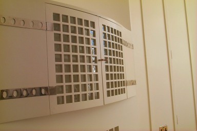 Detail of one of the cupboards Detail of one of the cupboards