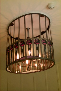 Ceiling lamp in the Oval Room Ceiling lamp in the Oval Room