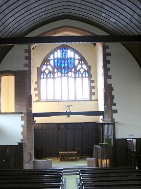 View of the chancel from the back gallery