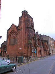 View of the western side of Queens Cross Church