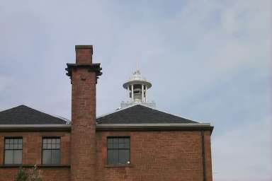 Martyrs Public School exterior detail