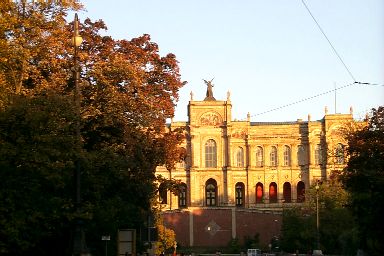 The Maximilianeum viewed from Maximilianstrasse