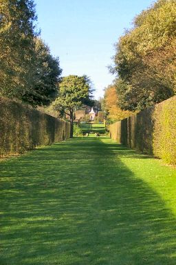 A long alley in Hidcote Manor Garden