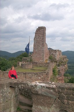View over the castle from Tanstein