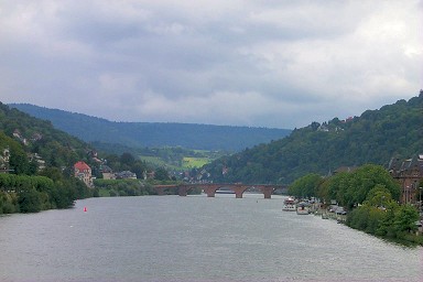 The Neckar with the old bridge in the background