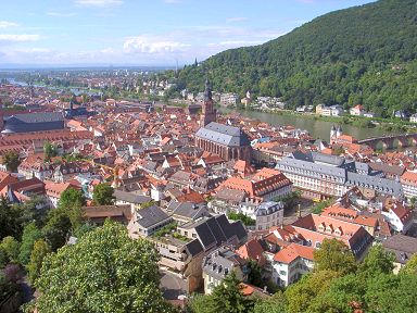 View over the old town from the castle