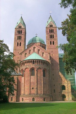 Speyer: The cathedral from the back