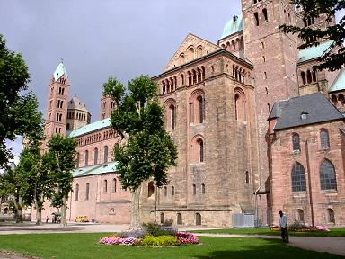 Another view of the cathedral in Speyer