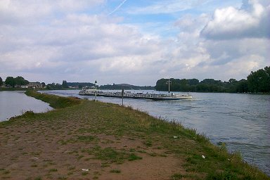 A ship on the Rhine at Speyer