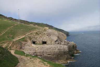 Picture of a quarry in some cliffs