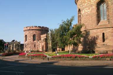 Picture of old buildings in Carlisle town centre