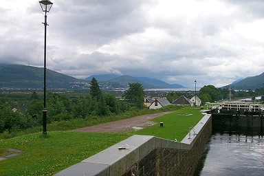 Picture of a view towards Fort William and Loch Linnhe