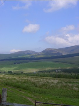 Picture of a few hills in Glenlivet