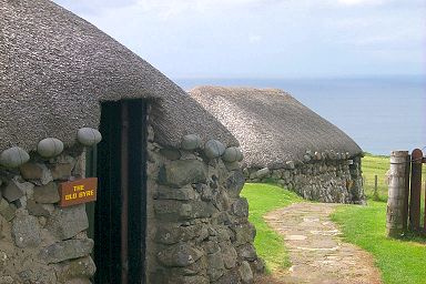 Picture of houses at the Skye Museum of Island Life