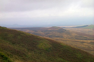 Picture of a view down a hill