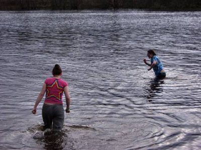 Picture of girls in the water