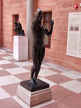Picture of a sculpture by Rodin