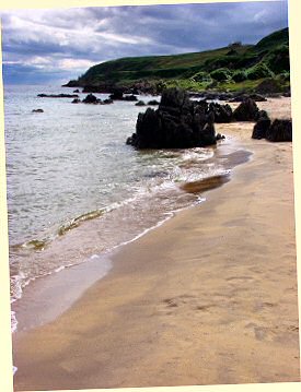 Picture of the Singing Sands on the Isle of Islay