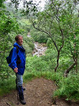 Picture of my mother in Glen Nevis