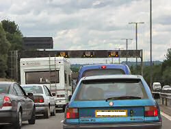 Picture of traffic on the motorway