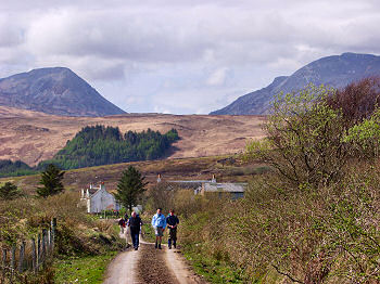 Picture of walkers near Knockrome