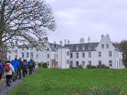 Picture of walkers near Islay House