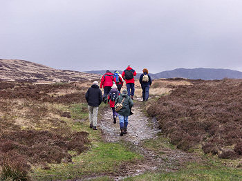 Picture of walkers in the hills