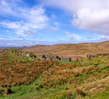 Picture of the ruin of the house at Solam