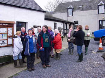 Picture of walkers at the visitor centre