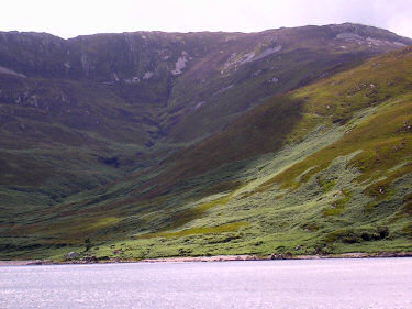 Picture of hills on Islay as seen from the ferry