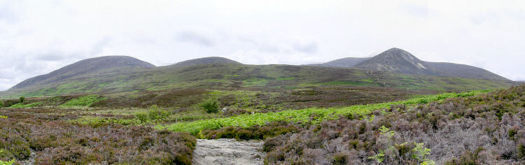 Picture of the hills above Thundergay on the west coast of Arran