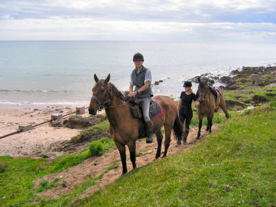 Picture of my sister on a horse
