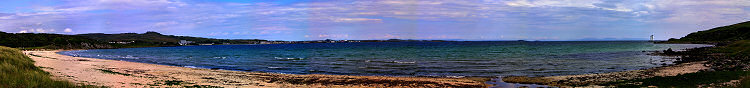 Panoramic picture of Kilnaughton Bay