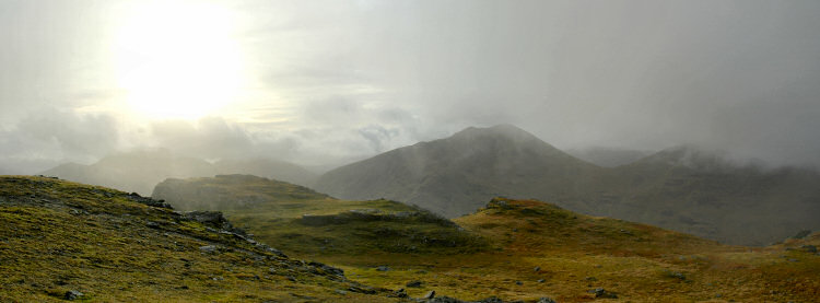 Picture of a view towards Beinn Ime from Ben Vane