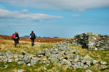 Picture of walkers near Maol Bhuidhe