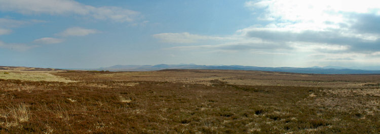 Picture of a view east over the moor near Gruinart