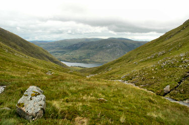 Picture of a view down a corrie