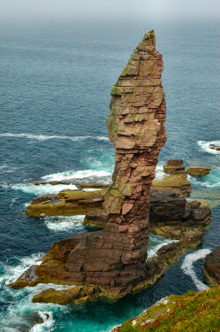 Picture of the Old Man of Stoer in the sun