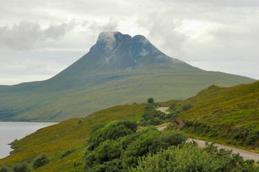 Picture of the mountain called Stac Pollaidh