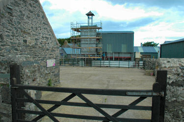 Picture of a building with scaffolding around it