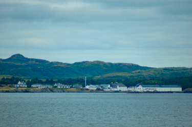 Picture of Laphroaig Distillery seen from the ferry