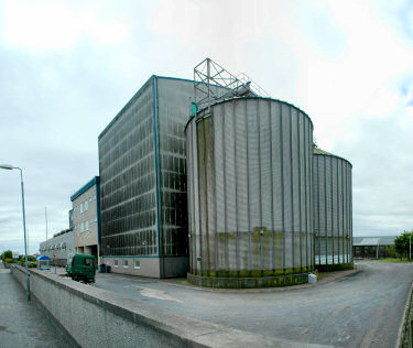 Picture of a modern maltings building