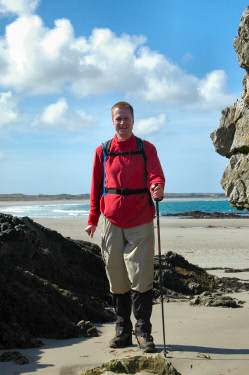 Picture of Armin standing on a beach