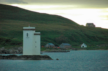Picture of a lighthouse in the late evening light