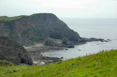 Picture of a cliff formation