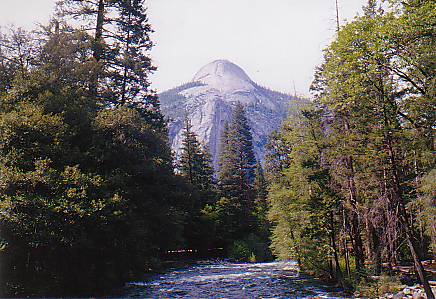 Half Dome in the distance