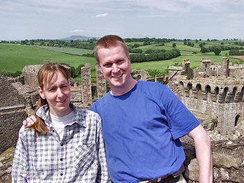 Picture of Armin and Imke on the Great Tower