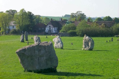 The Red Lion in the stone circle