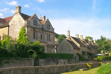 Row of houses in Bradford-on-Avon