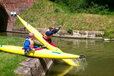 Two canoes